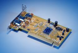 3 port Firewire card [2 external, 1 internal] (PCI-bus, low-profile)