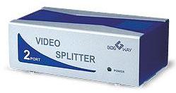 2-port video splitter (350 MHz)