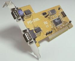 Dual serial PCI-bus card