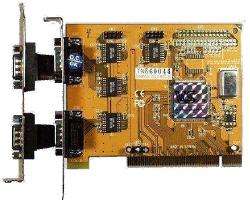 4 serial port PCI-bus card