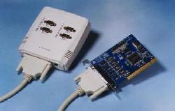 4 serial port PCI-bus card (9-pin COM-BOX)