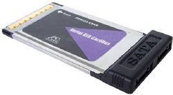 2-port SATA PCMCIA (Cardbus) card