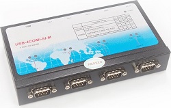 USB to 4 serial port adapter (RS422/485, 230V)