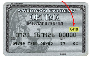 CVV2 for American Express Card